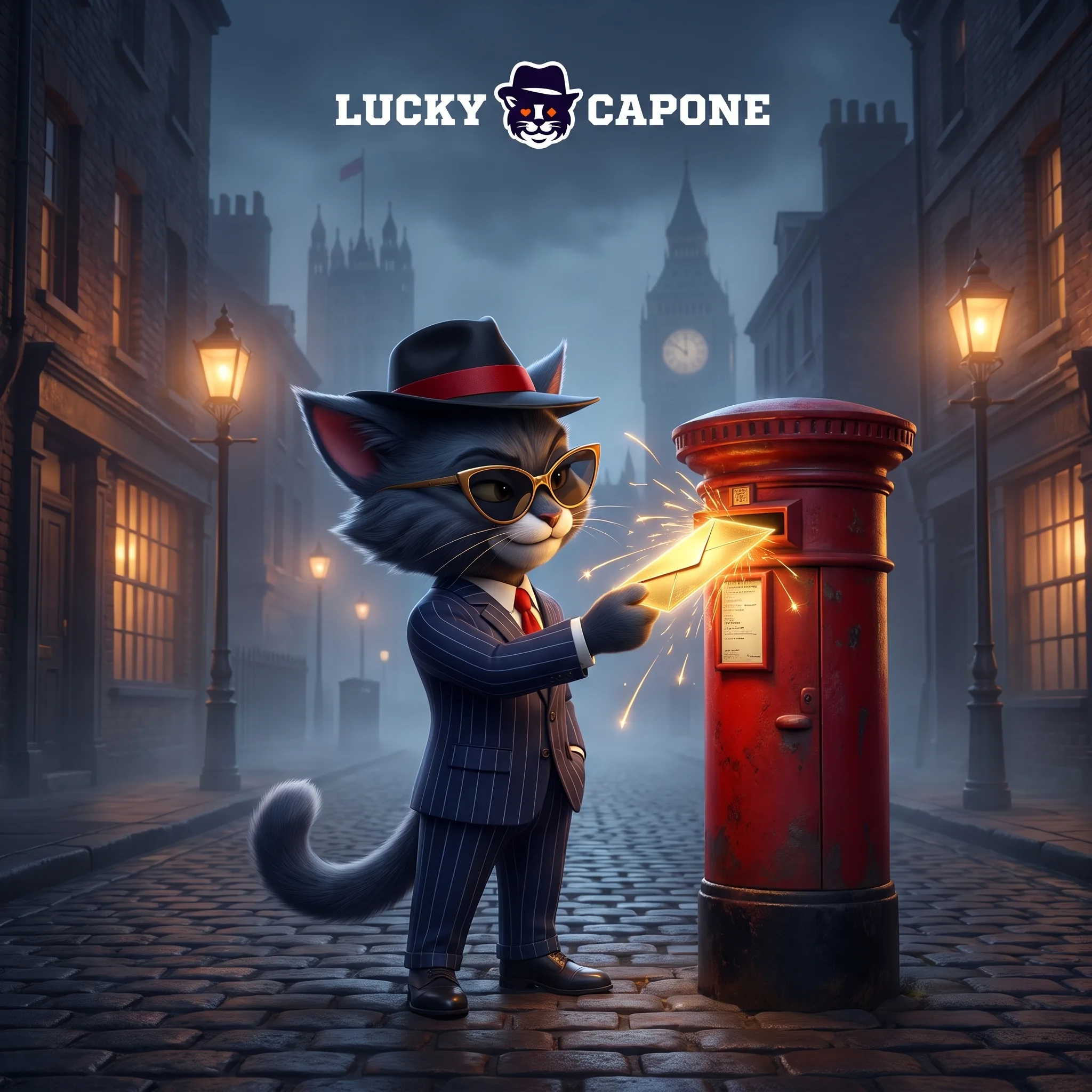 Lucky Capone deposits and withdrawals illustration